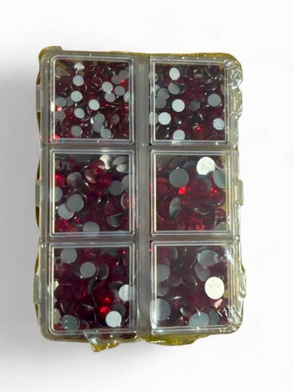 Red Rhinestone Organizer Set | Red Multi-Size Kit